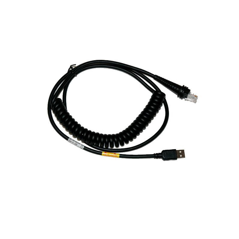USB Black Type A 3M Coiled 5V Host Power | APLIUM