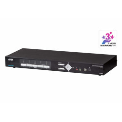 4-port Split-Screen KVM