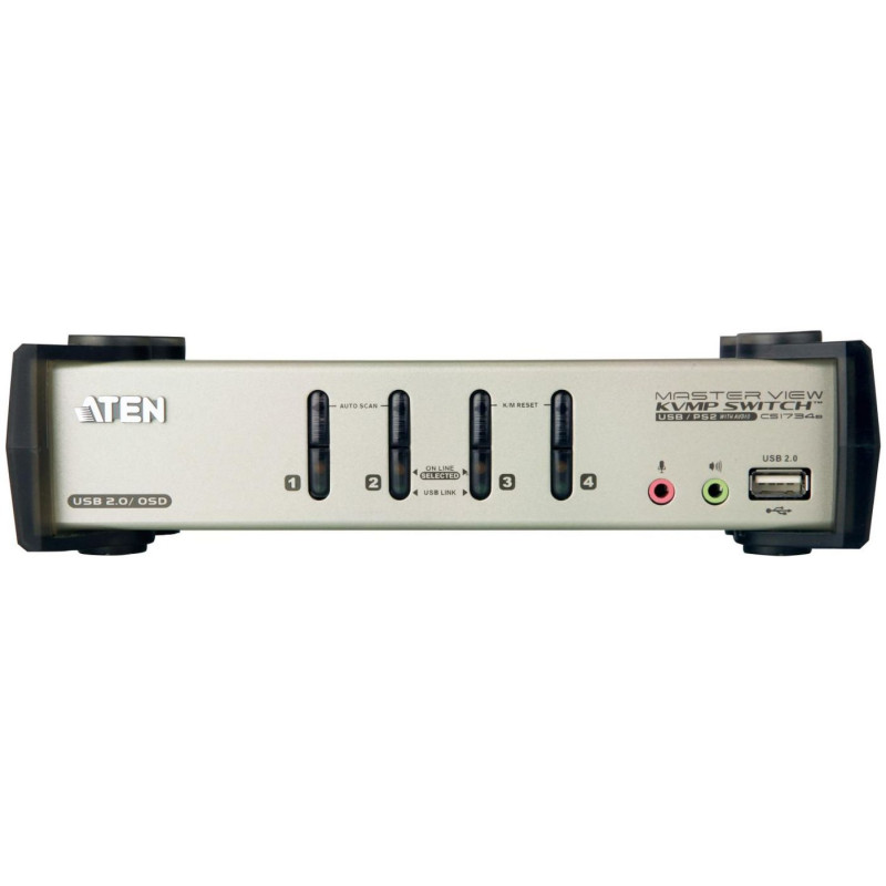 ATEN CS1734B-AT-G - 4 port USB KVM (Five In One) | APLIUM