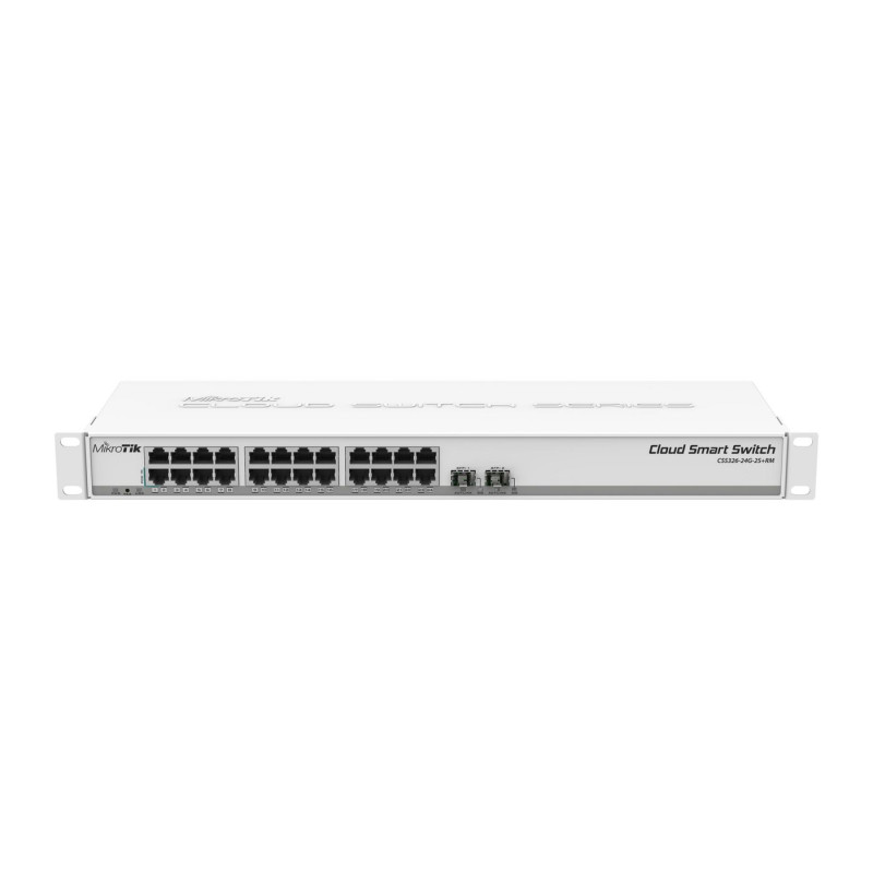 Switch Mikrotik CSS326-24G-2S+RM 26 Puertos/ RJ45 10/100/1000/ SFP/ Po