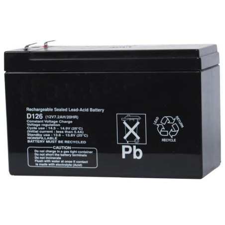 D126 12V 7 AH Battery
