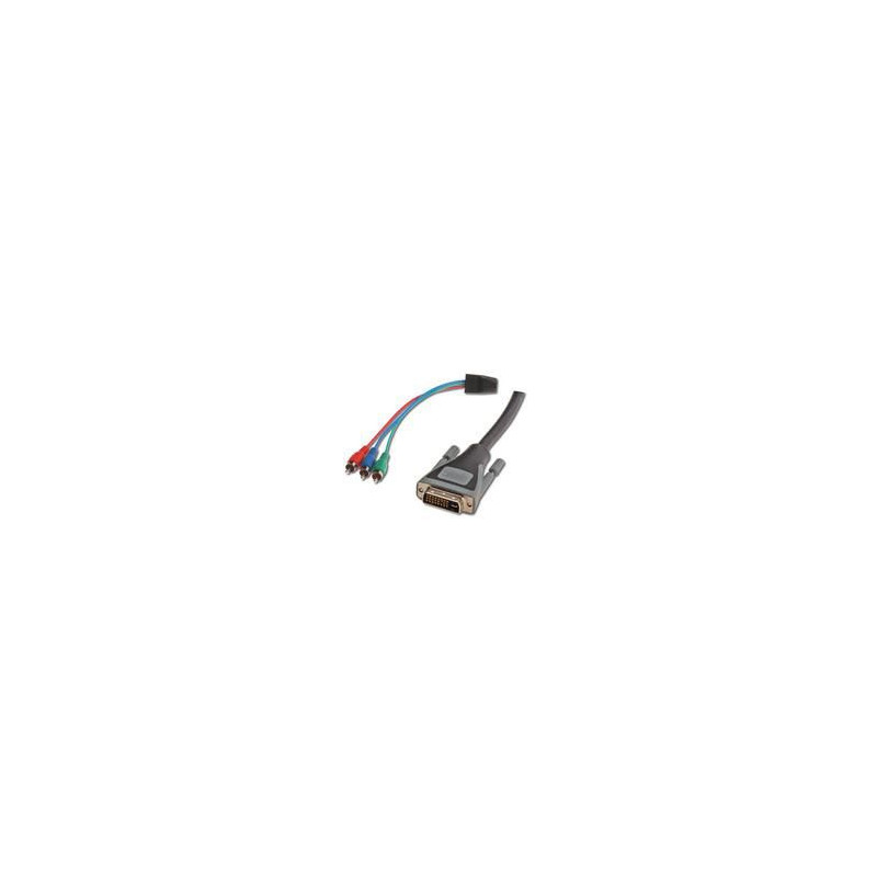 CABLE DVI-I 24+5M - 3 x RCA M