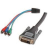 CABLE DVI-I 24+5M - 3 x RCA M