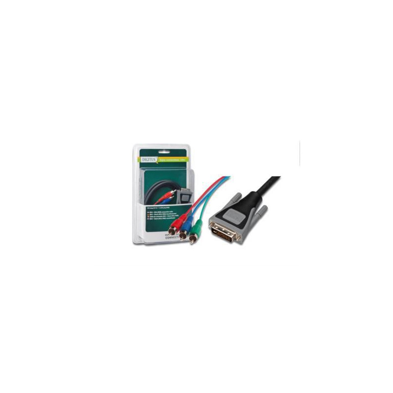 CABLE DVI-I 24+5M - 3 x RCA M