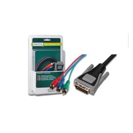 CABLE DVI-I 24+5M - 3 x RCA M