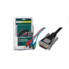 CABLE DVI-I 24+5M - 3 x RCA M