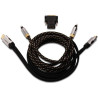 D - KIT CABLES HDMI - TOSLINK