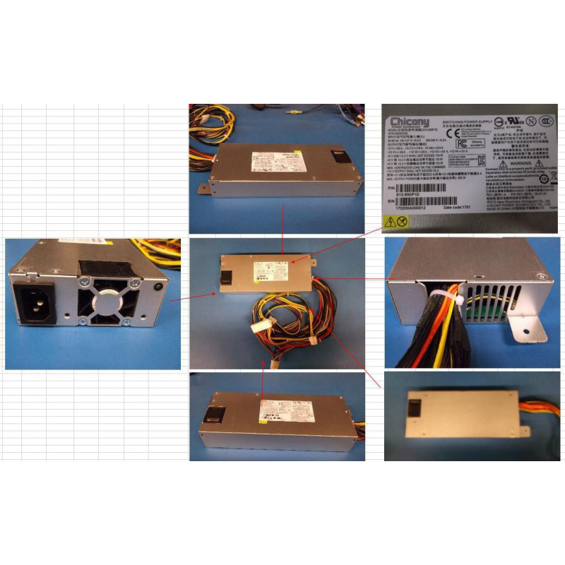 650W fixed power supply unit