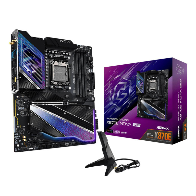 Asrock MK X870E NOVA WIFI AMD X870E Zócalo AM5 ATX | APLIUM