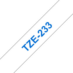Tape/12mm blue on white f P-Touch TZE