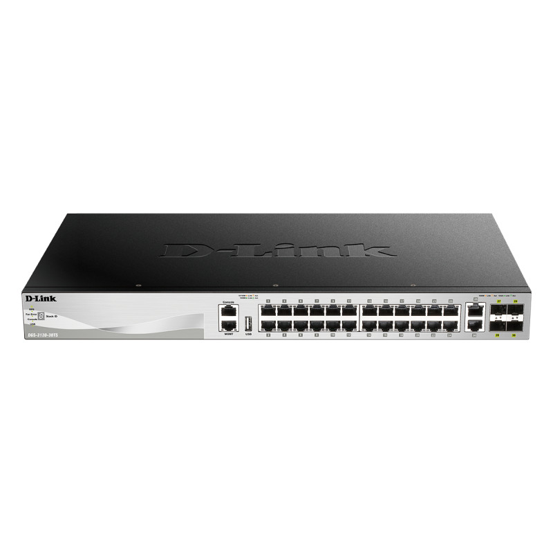 24 x 10/100/1000BASE-T ports Layer 3 Sta