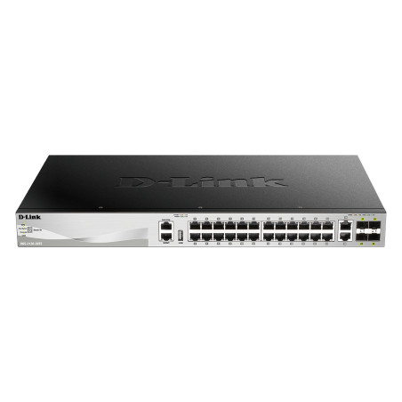 24 x 10/100/1000BASE-T ports Layer 3 Sta