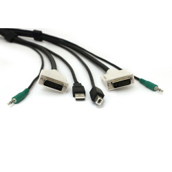 Secure Kvm Cable, DVI, USB | APLIUM