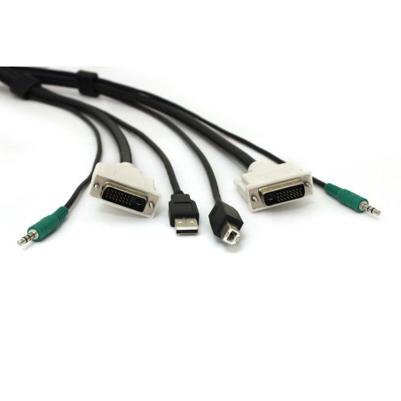 Secure Kvm Cable, DVI, USB | APLIUM