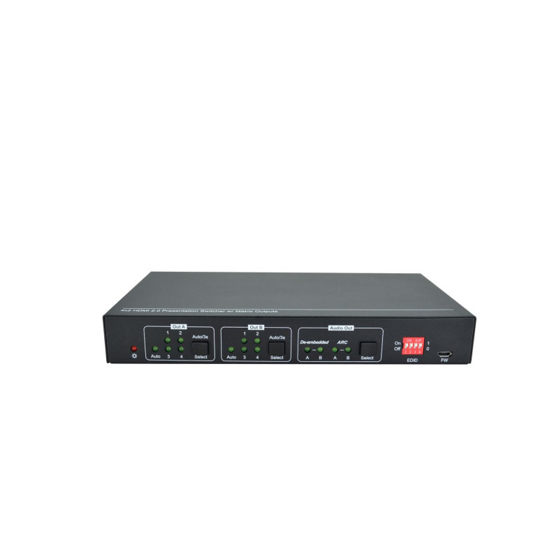 VIVOLINK VLHDMIMAT4X2RS - HDMI 2.0 4x2, Matrix switcher, | APLIUM