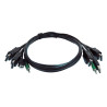 6 ft KVM USB Dual DisplayPort