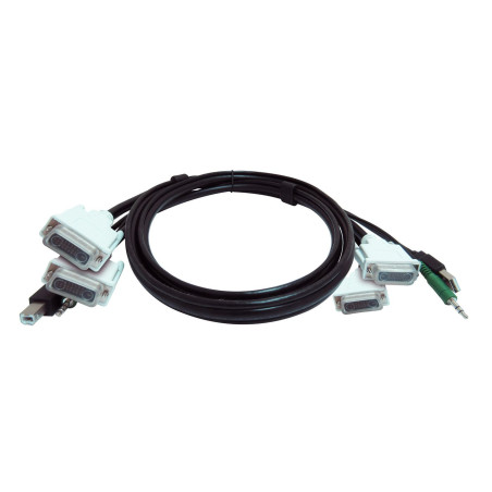 6 ft KVM USB Dual Link Dual