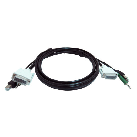 6 ft KVM USB Dual Link DVI