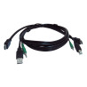 10 ft KVM USB HDMI Cable with
