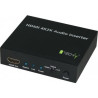 Techly IDATA HDMI-AI4K Inserter de audio SPDIF 5.1CH, analóg | APLIUM