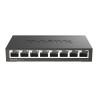 8 Port Gigabit Switch, Black