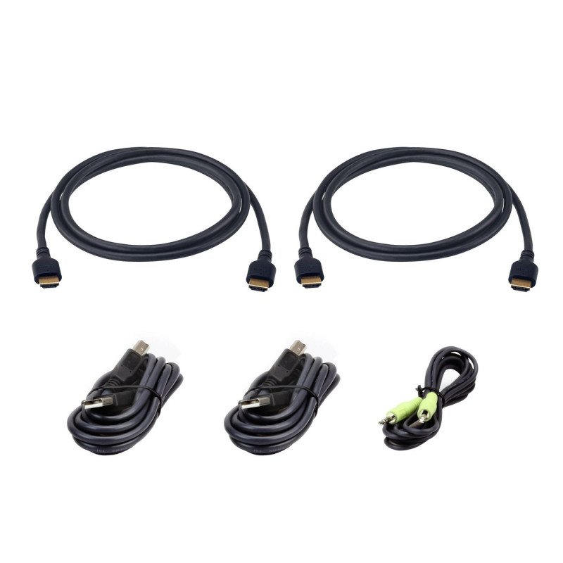Secure KVM cable kit: 2x 1.8M
