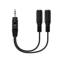Cable Estéreo Nanocable 10.24.1200/ Jack 3.5 Macho - 2x Jack | APLIUM