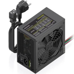 Fuente de Alimentación Aisens ASPC-500ATX-PSEBK/ 500W/ Venti | APLIUM