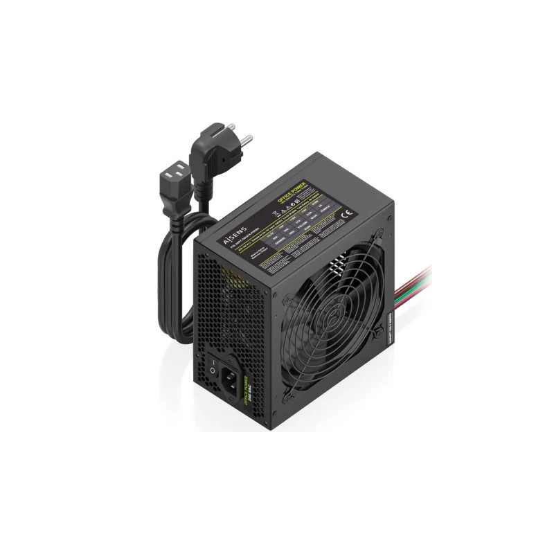 Fuente de Alimentación Aisens ASPC-500ATX-PSEBK/ 500W/ Venti | APLIUM