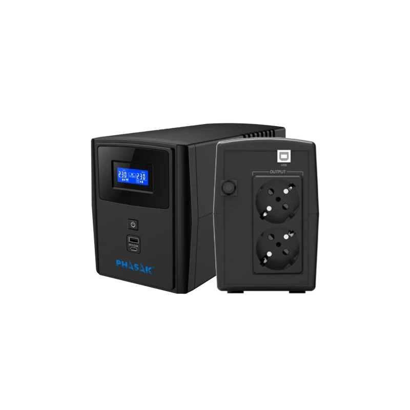 SAI Línea Interactiva Phasak SIRIUS 800 VA Interactive/ 800V | APLIUM