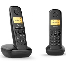 Teléfono Inalámbrico Gigaset A270/ Pack DUO/ Negro | APLIUM
