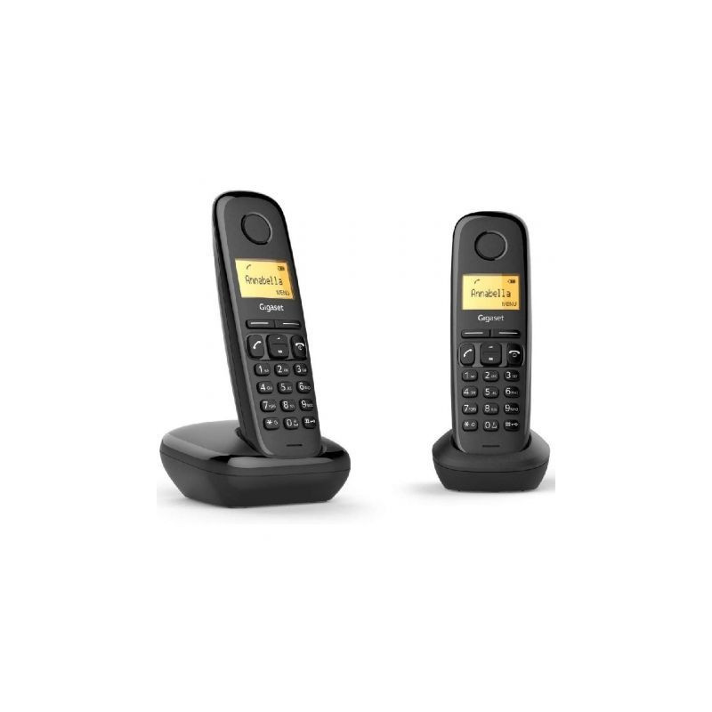 Teléfono Inalámbrico Gigaset A270/ Pack DUO/ Negro | APLIUM
