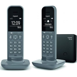 Teléfono Inalámbrico Gigaset CL390/ Pack DUO/ Gris | APLIUM