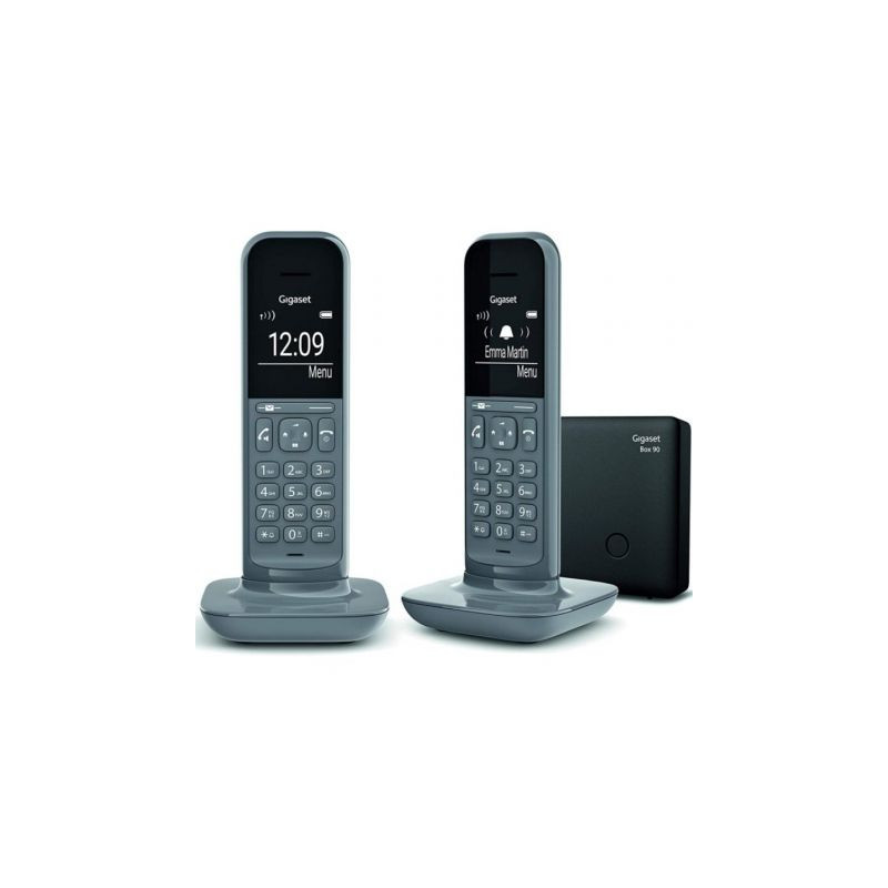 Teléfono Inalámbrico Gigaset CL390/ Pack DUO/ Gris | APLIUM