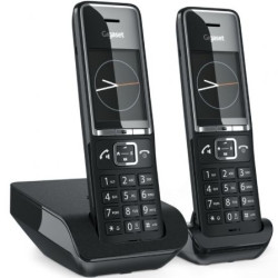 Teléfono Inalámbrico Gigaset Comfort 550/ Pack DUO/ Negro | APLIUM