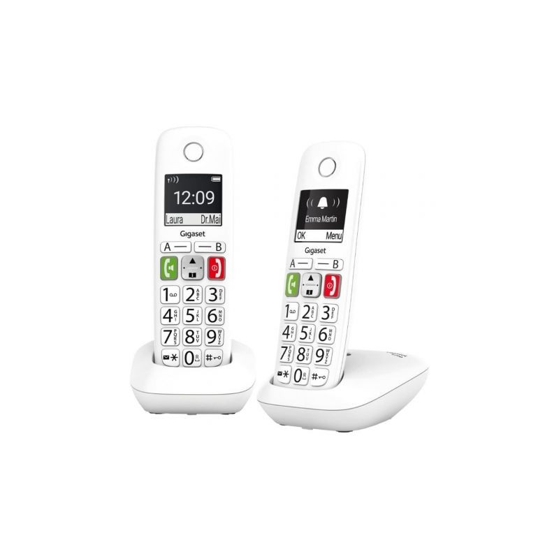 Gigaset E290 Duo Teléfono DECT/analógico Identificador de ll | APLIUM