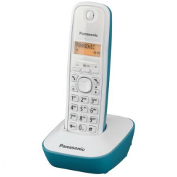 Teléfono Inalámbrico Panasonic KX-TG1611/ Blanco/ Azul | APLIUM