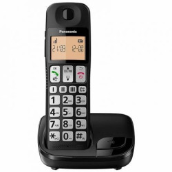 Teléfono Inalámbrico Panasonic KX-TGE310SP/ Negro | APLIUM