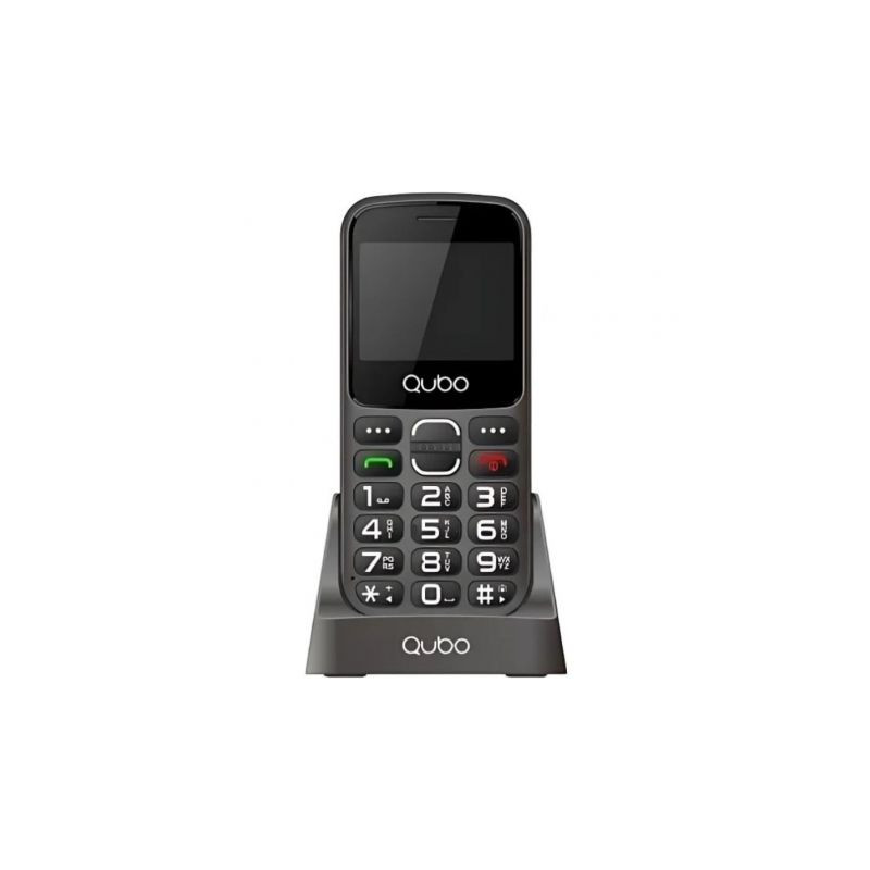 Teléfono Móvil Qubo X-230BKC 4G para Personas Mayores/ Negro | APLIUM