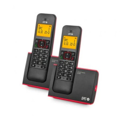 Teléfono Inalámbrico SPC Blade 7292RC2/ Pack DUO/ Rojo y Neg | APLIUM