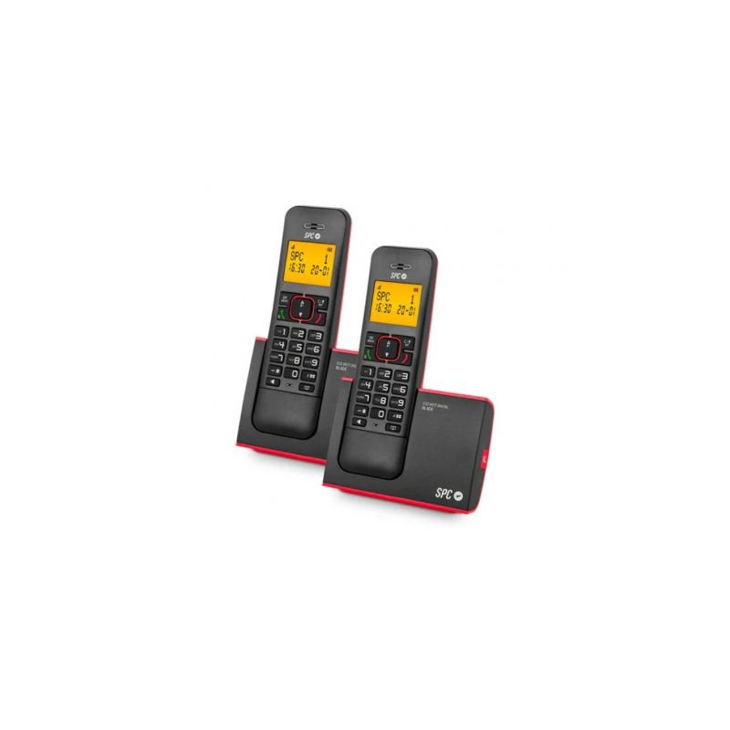 Teléfono Inalámbrico SPC Blade 7292RC2/ Pack DUO/ Rojo y Neg | APLIUM