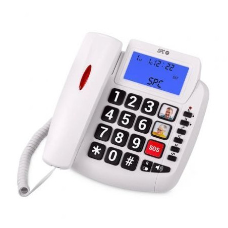 Teléfono SPC Comfort Volume 2/ Blanco | APLIUM