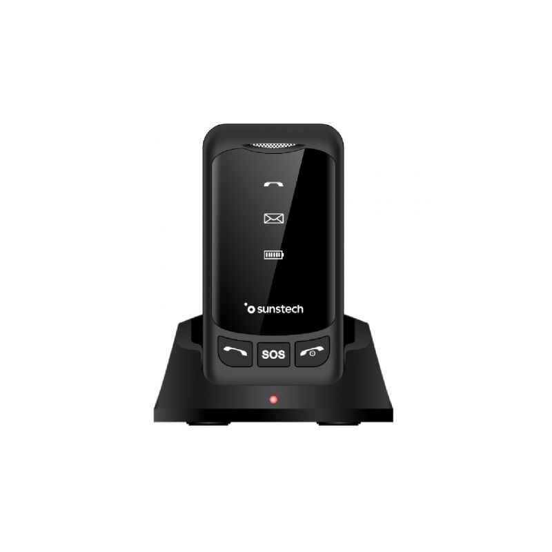 Teléfono Móvil Sunstech CELT25BK para Personas Mayores/ Negr | APLIUM