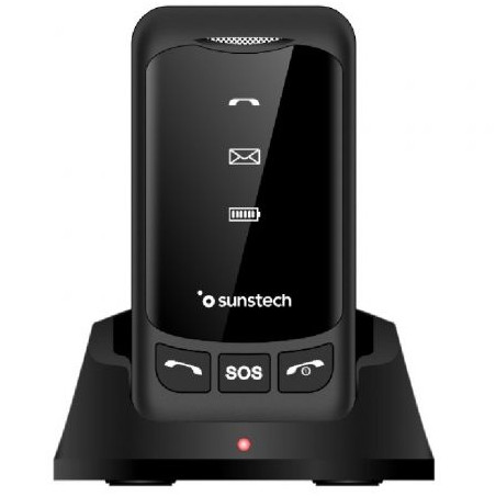 Teléfono Móvil Sunstech CELT25BK para Personas Mayores/ Negr | APLIUM