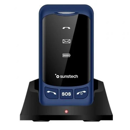 Teléfono Móvil Sunstech CELT25BL para Personas Mayores/ Azul | APLIUM