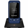 Teléfono Móvil Sunstech CELT26 para Personas Mayores/ Azul