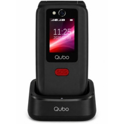Teléfono Móvil Qubo X-D340CB 4G para Personas Mayores/ Negro | APLIUM