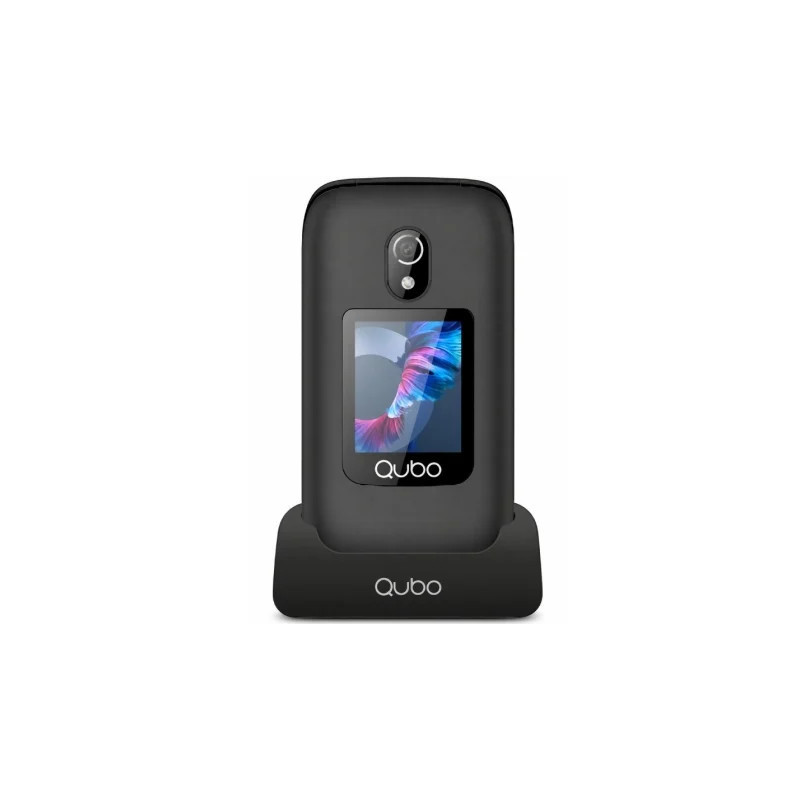 Teléfono Móvil Qubo P-221BKC 4G para Personas Mayores/ Negro | APLIUM