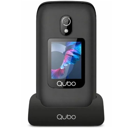 Teléfono Móvil Qubo P-221BKC 4G para Personas Mayores/ Negro | APLIUM