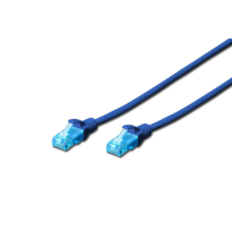 CAT 5e U-UTP patch cord, PVC